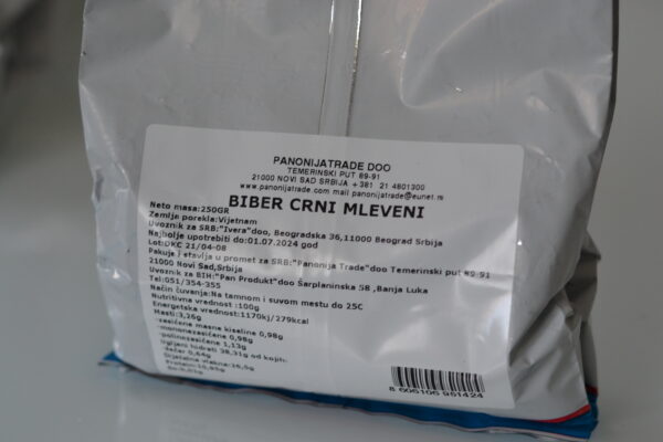 Biber crni mleveni 250gr - Image 2