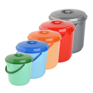 Kofa plastična sa poklopcem 10l