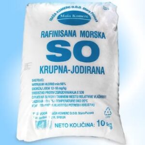 10kg Masa morska so rafinisana
