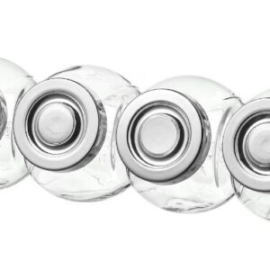 RAJTAN 15cl staklo/boja aluminijum 4kom