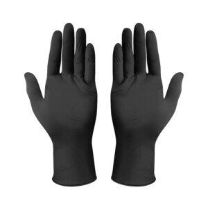 Latex crne rukavice L