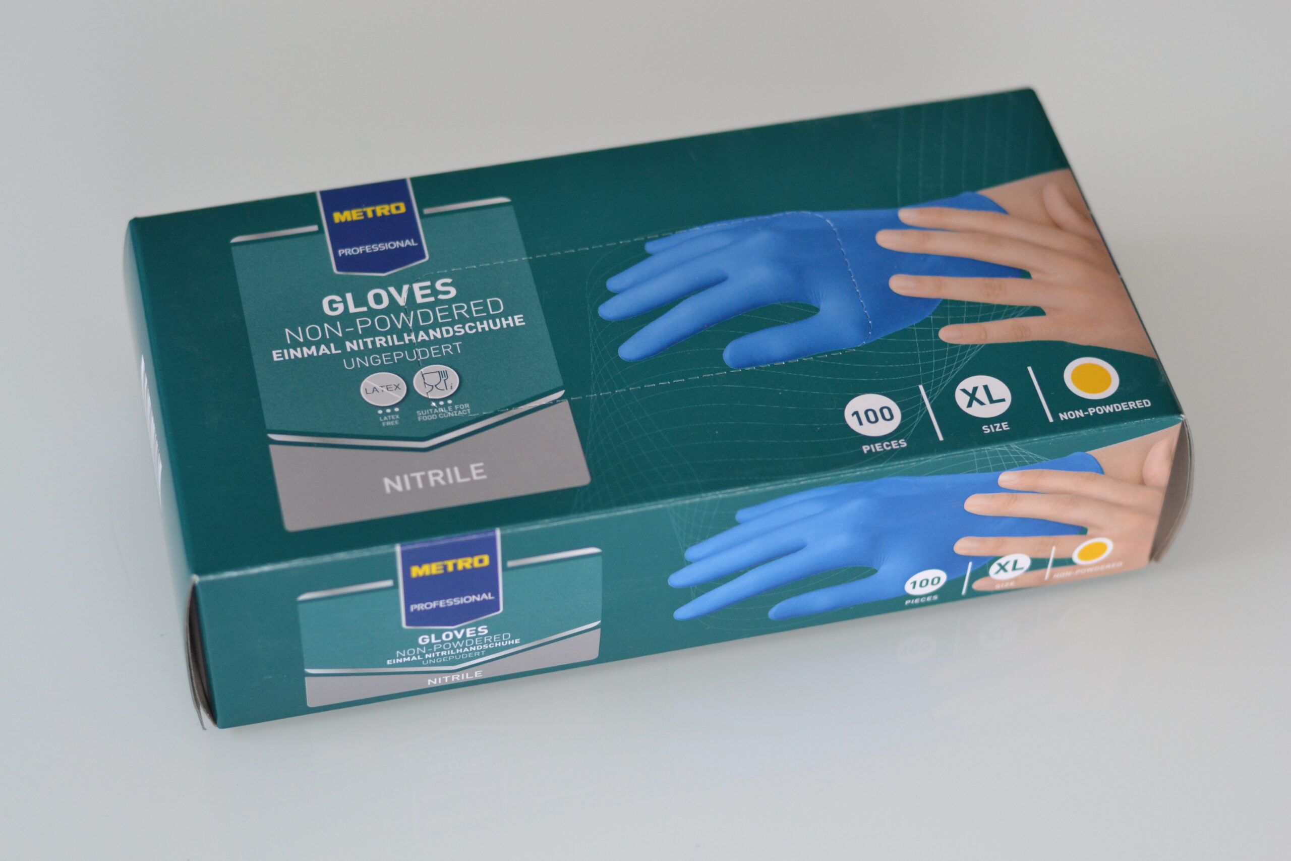 Latex crne rukavice XL