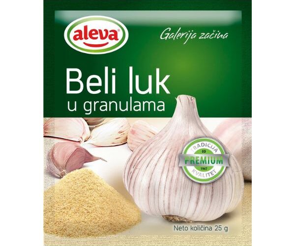Aleva beli luk u granulama 25g